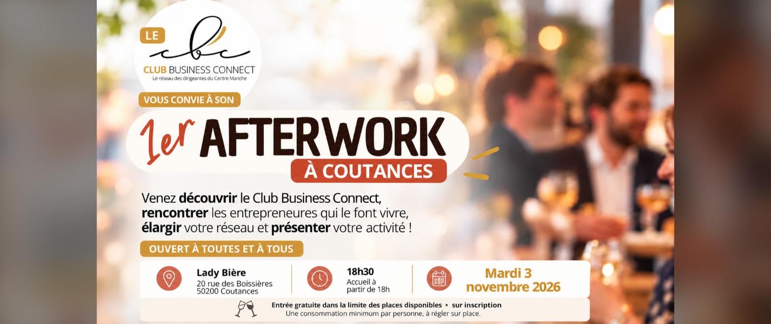 1er afterwork du Club Business Connect — Coutances