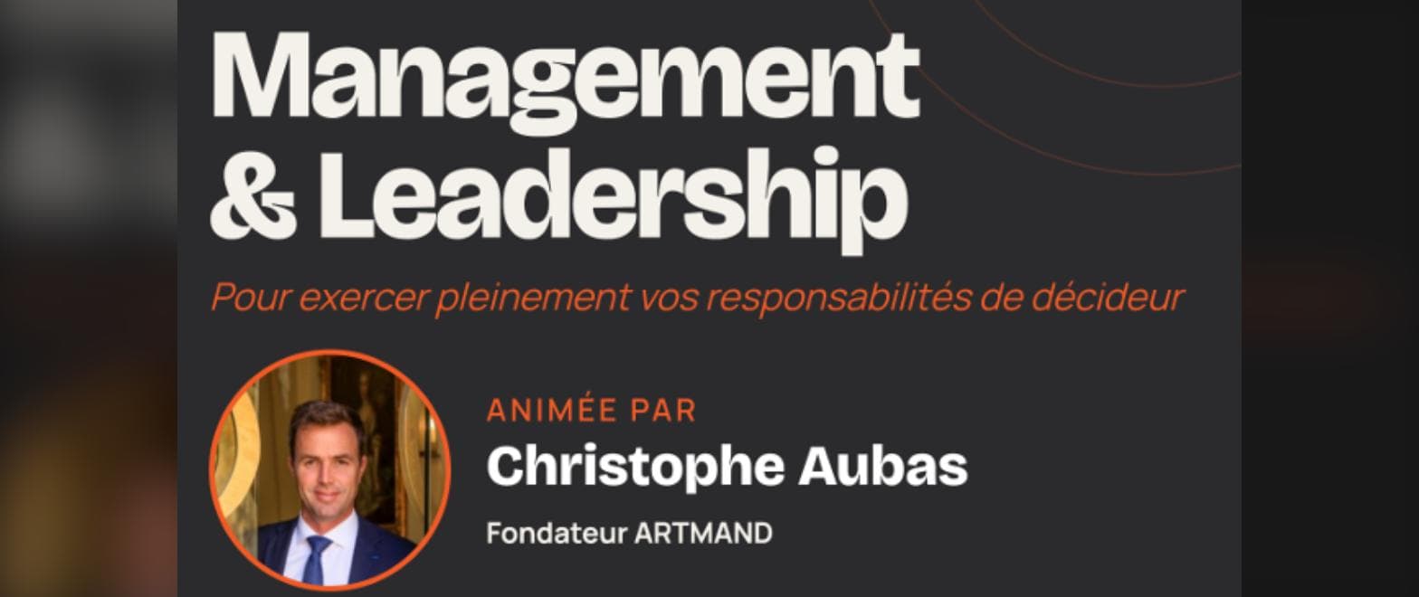 Management & Leadership — Soirée conférence CJD Aix-en-Provence