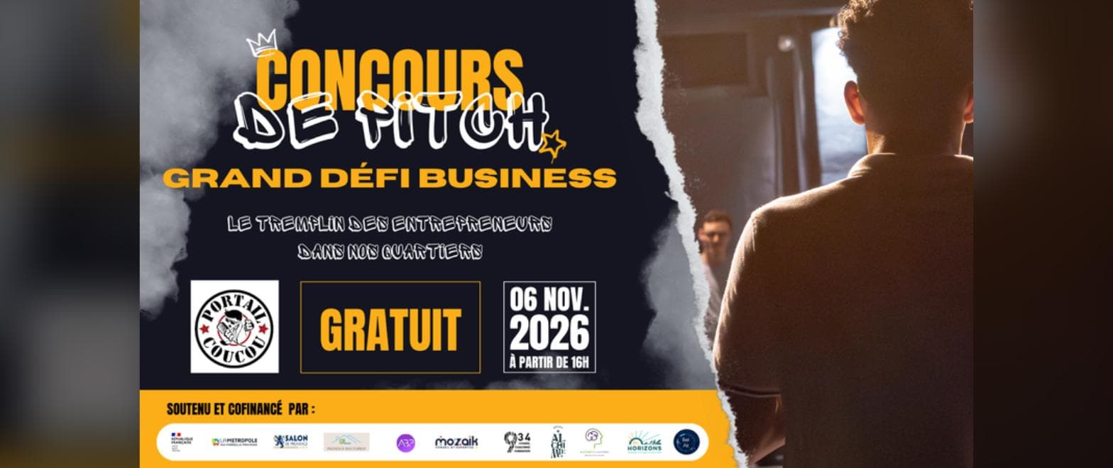 Grand Défi Business 2026 — Concours de pitch Salon-de-Provence